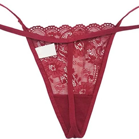 6 Pack Sexy Floral Lace G-String Thong Panties L266 - Picture 2 of 2